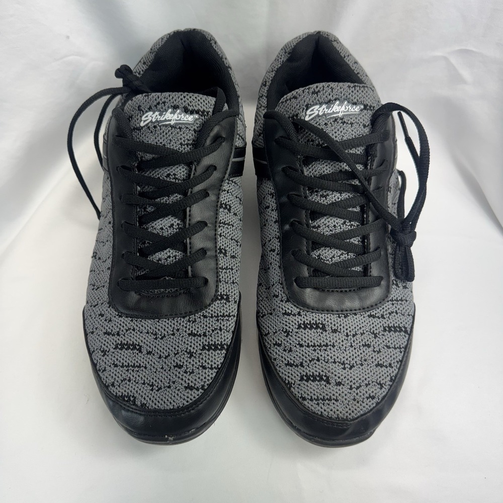KR Strikeforce Men's Flyer Mesh Bowling Shoes Black/Steel Wide Size 11